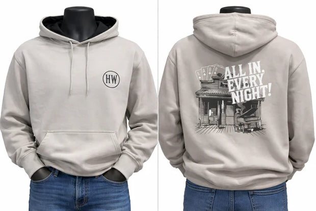 Hoodie imprimé dos logo avant - Hostile Western