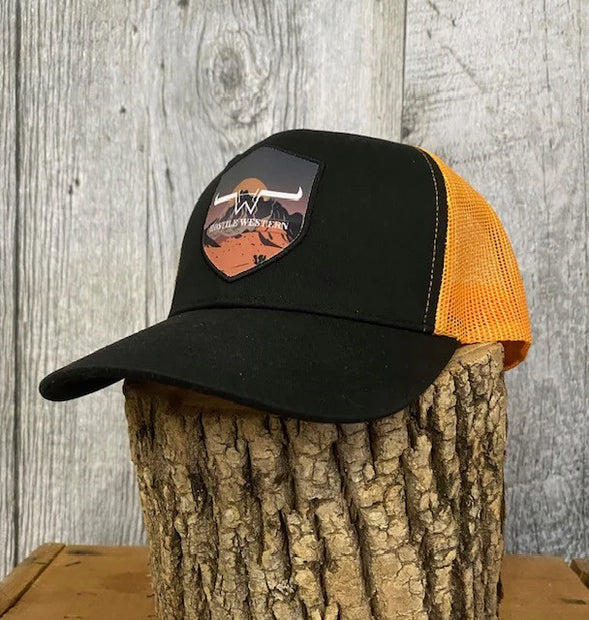 Casquette en maille à patch  Hostile Western