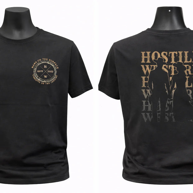 T-shirt silhouette cowboy- Hostile Western