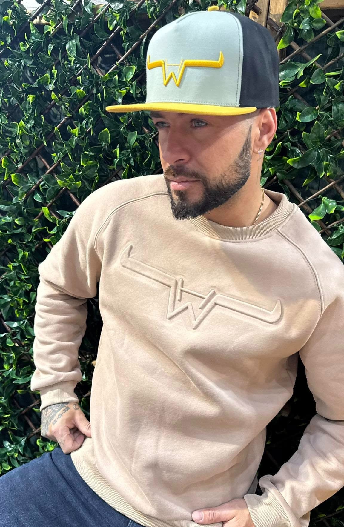 Casquette verte et jaune à maille Hostile Western