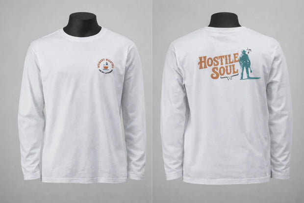 Chandail manches longues Hostile soul blanc- Hostile Western