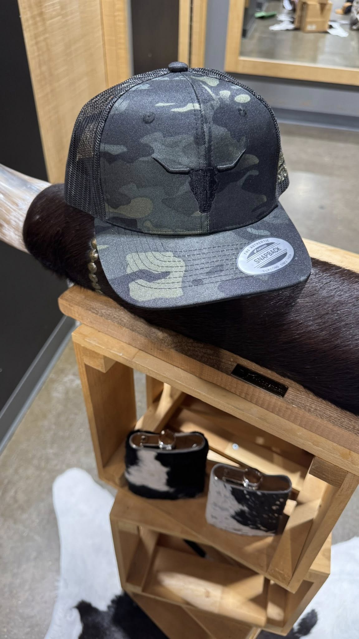 Casquette camo brodée Shack Story