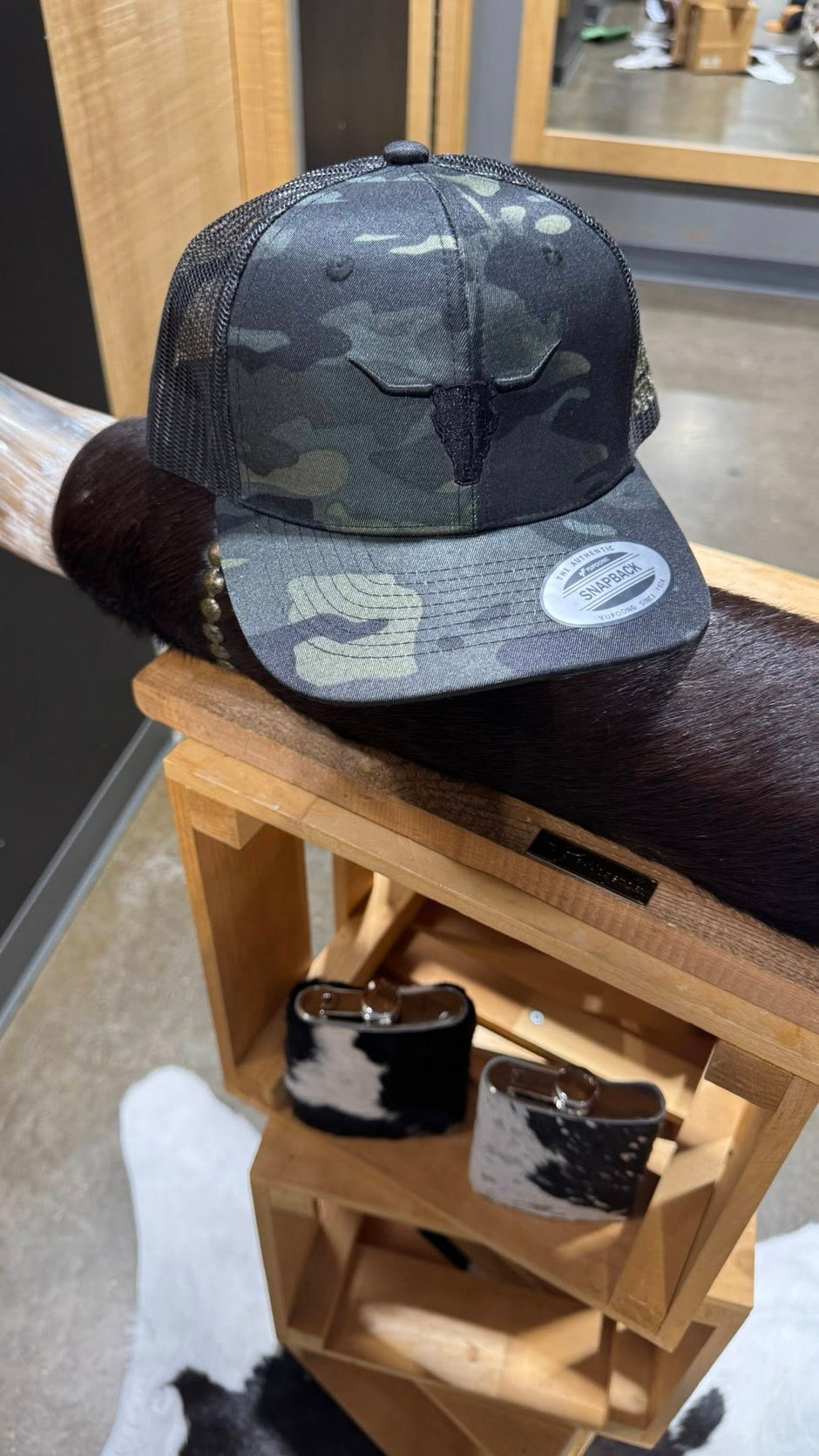 Casquette camo brodée Shack Story