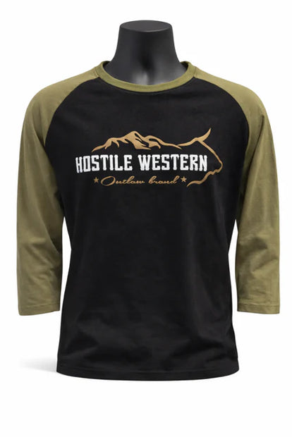 Chandail manches 3/4 -Hostile Western