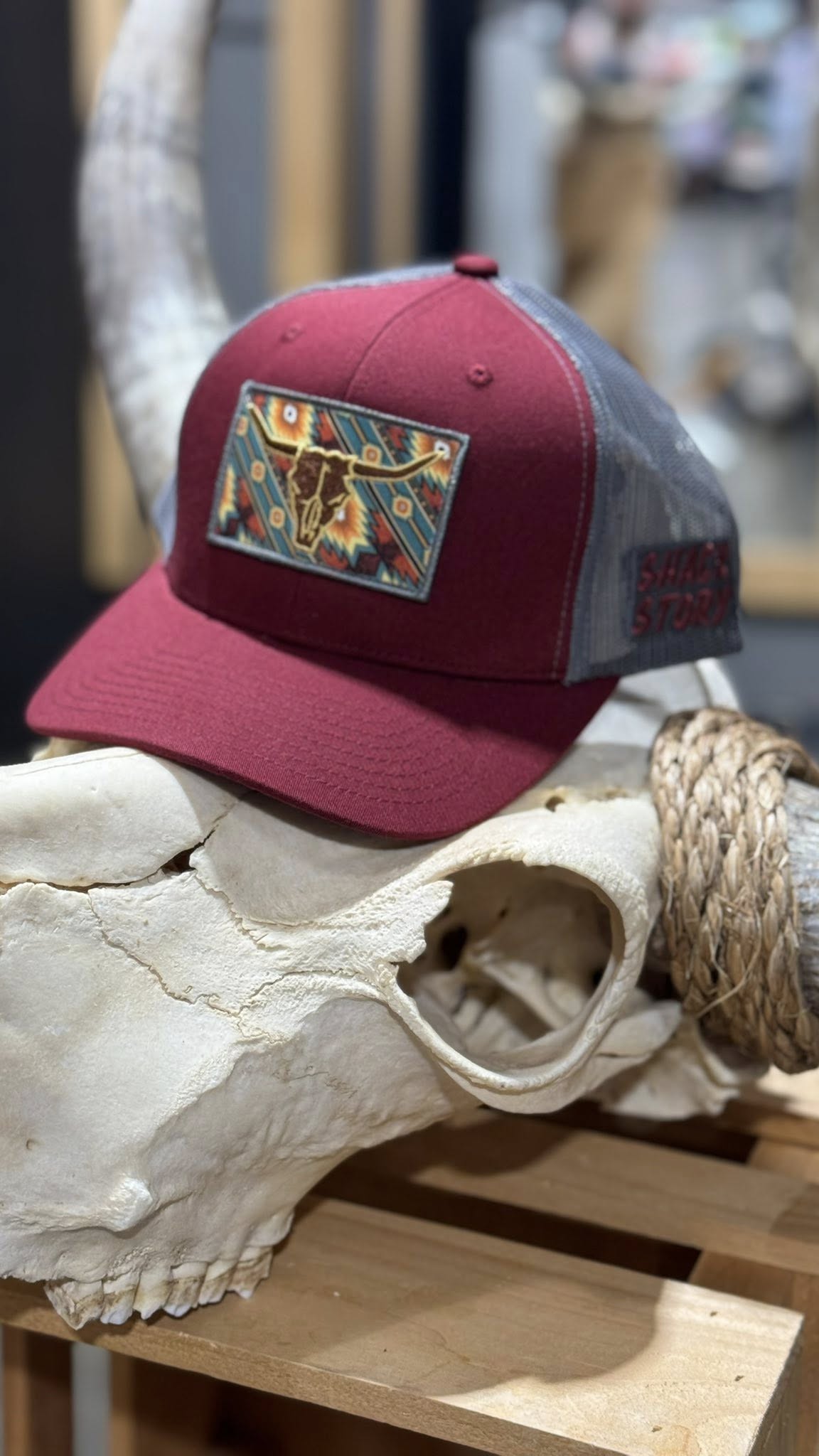 Casquette à patch brodé Shack Story
