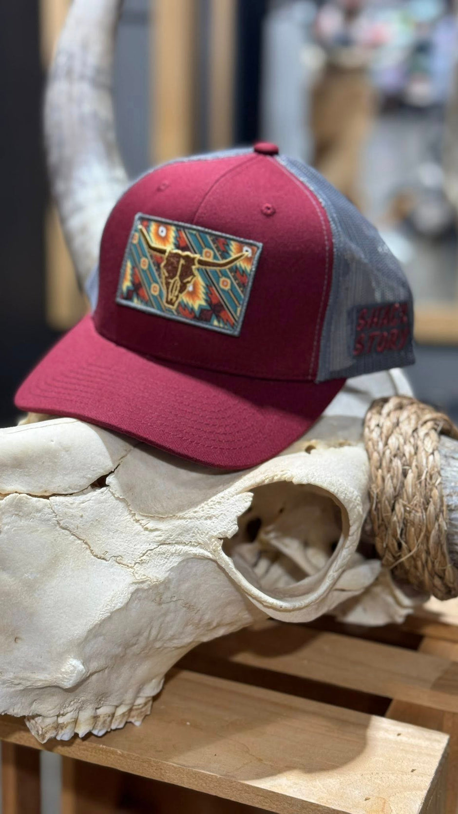 Casquette à patch brodé Shack Story