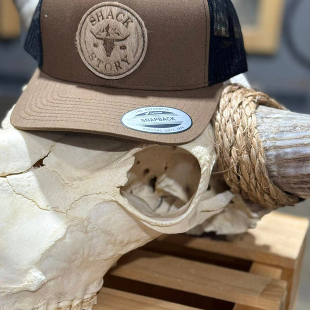 Casquette à patch peau de vache Shack Story