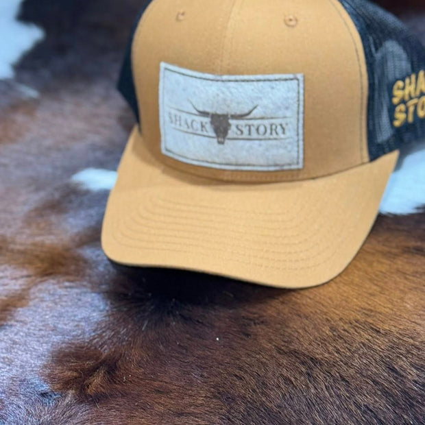 Casquette à patch peau de vache Shack Story