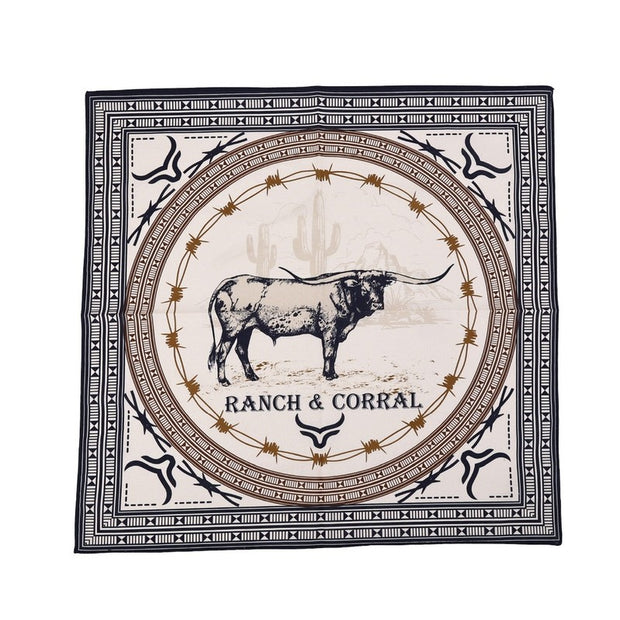 Ranch & Corral- Bandana Longhorn