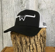 Casquette noire à maille Hostile Western