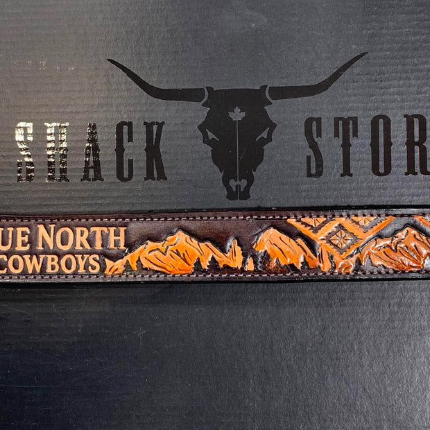 Ceinture Cuir | Montagne Orange | Shack Story
