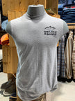 Haut sans manche Homme | Gris Tête de boeuf | Western Clothings