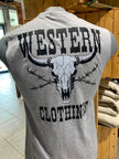 Haut sans manche Homme | Gris Tête de boeuf | Western Clothings