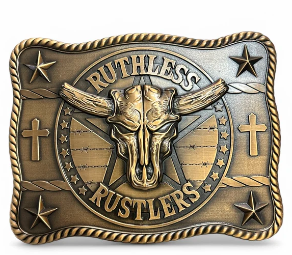 Boucle de Ceinture Marshal | Or Antique | Ruthless Rustlers