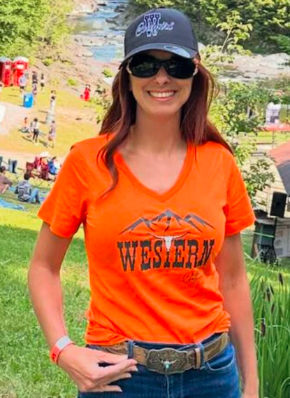 T-shirt Femme | Orange | Western Clothings