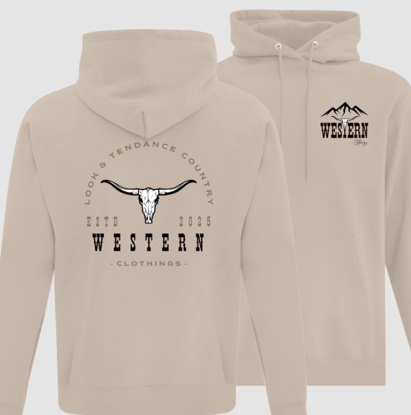 Hoodie Homme | Beige | Western Clothings