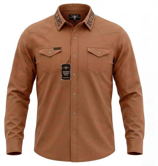 Chemise Homme | Tan | Ruthless Rustlers