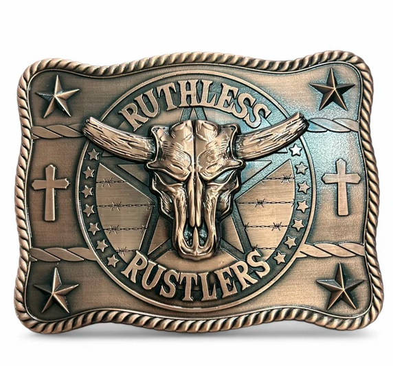 Boucle de Ceinture Marshal | Cuivre Antique | Ruthless Rustlers