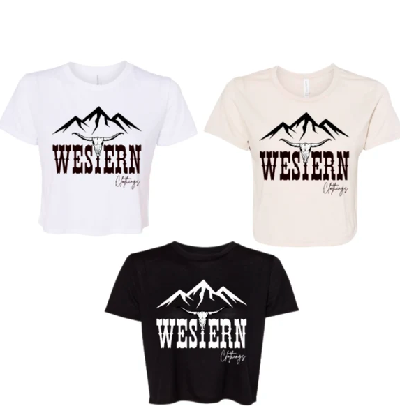 Crop Top Femme | Blanc, Noir OU Beige | Western Clothings
