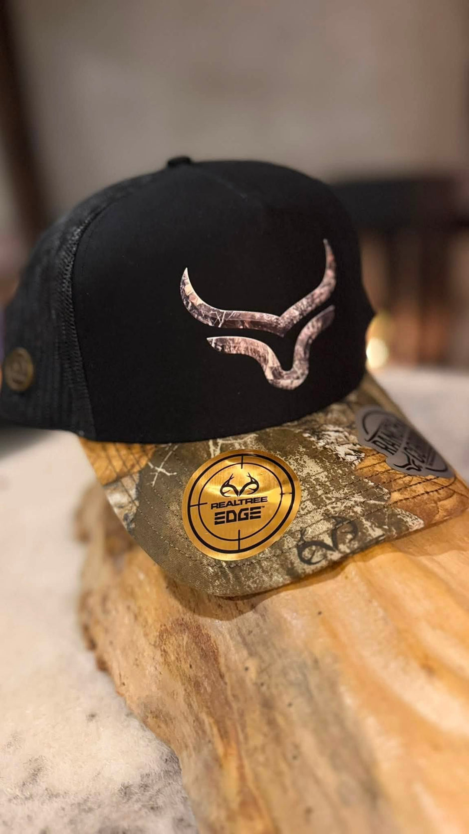Casquette Camo | Noir | Ranch & Corral