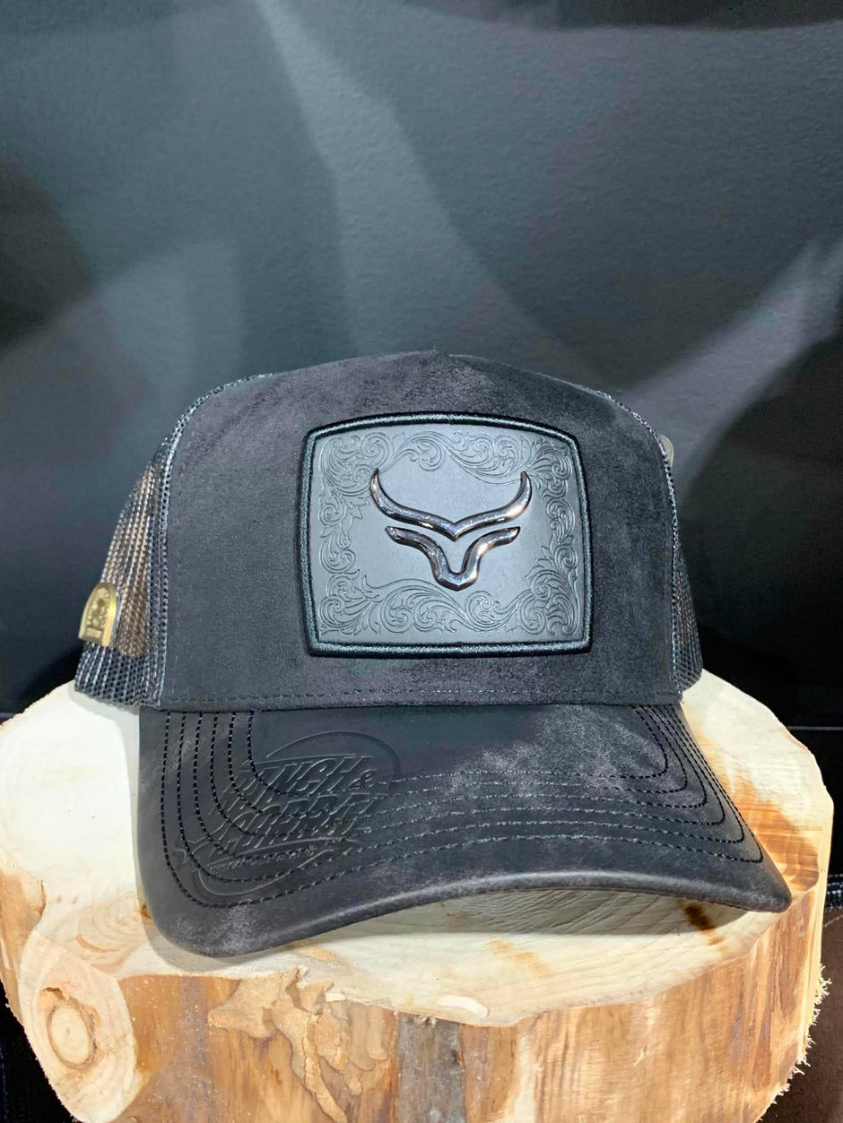 Casquette Suède | Noir | Ranch & Corral