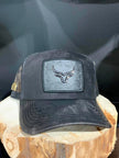 Casquette Suède | Noir | Ranch & Corral