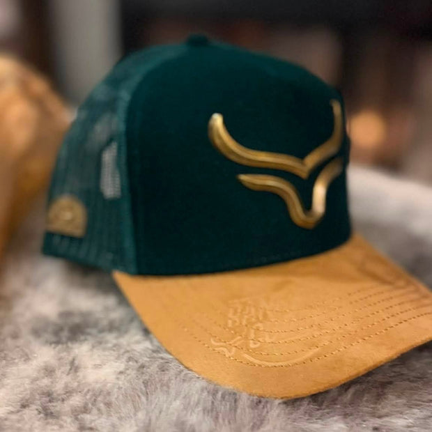 Casquette Classique Feutrée | Vert | Ranch & Corral