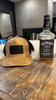 Casquette en suède à patch en cuir Hostile Western