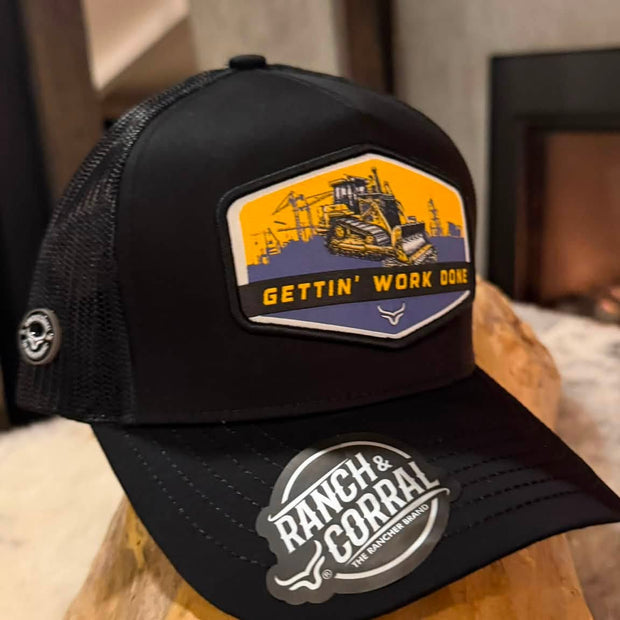 Casquette Patchwork | Noir| Ranch & Corral