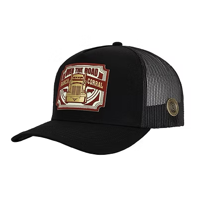 Casquette à patch brodé camion-remorque Ranch & Corral
