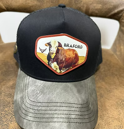 Casquette à patch vache Braford par Ranch & Corral