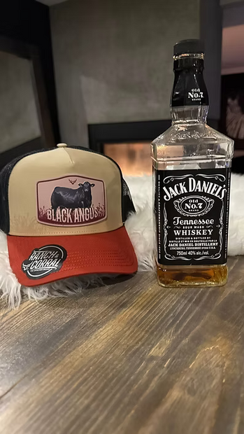 Casquette brodée « Black Angus » Ranch & Corral