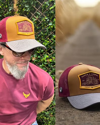 Casquette brodée à tracteur Ranch & Corral