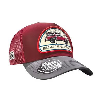 Casquette brodée roadtrip « Embrace the wild terrain» Ranch & Corral