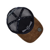 Casquette en cuir et patch brodé moto Ranch & Corral