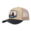 Casquette en cuir et patch brodé vache Hereford Ranch & Corral