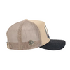 Casquette en cuir et patch brodé vache Hereford Ranch & Corral