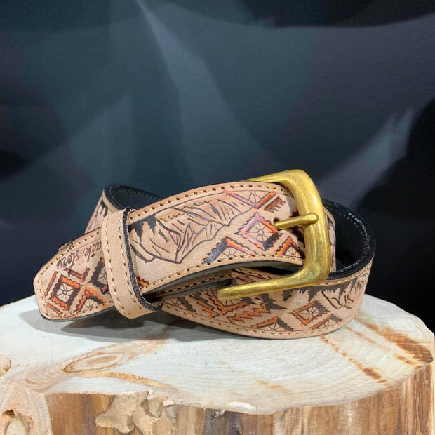 Ceinture Cuir | Montagne Beige| Shack Story