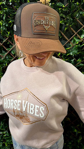 Chandail brodé Horse Vibes