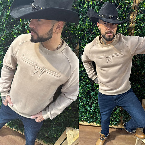 Chandail embossé Hostile Western