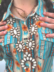 Blouse à motifs country Shack Story
