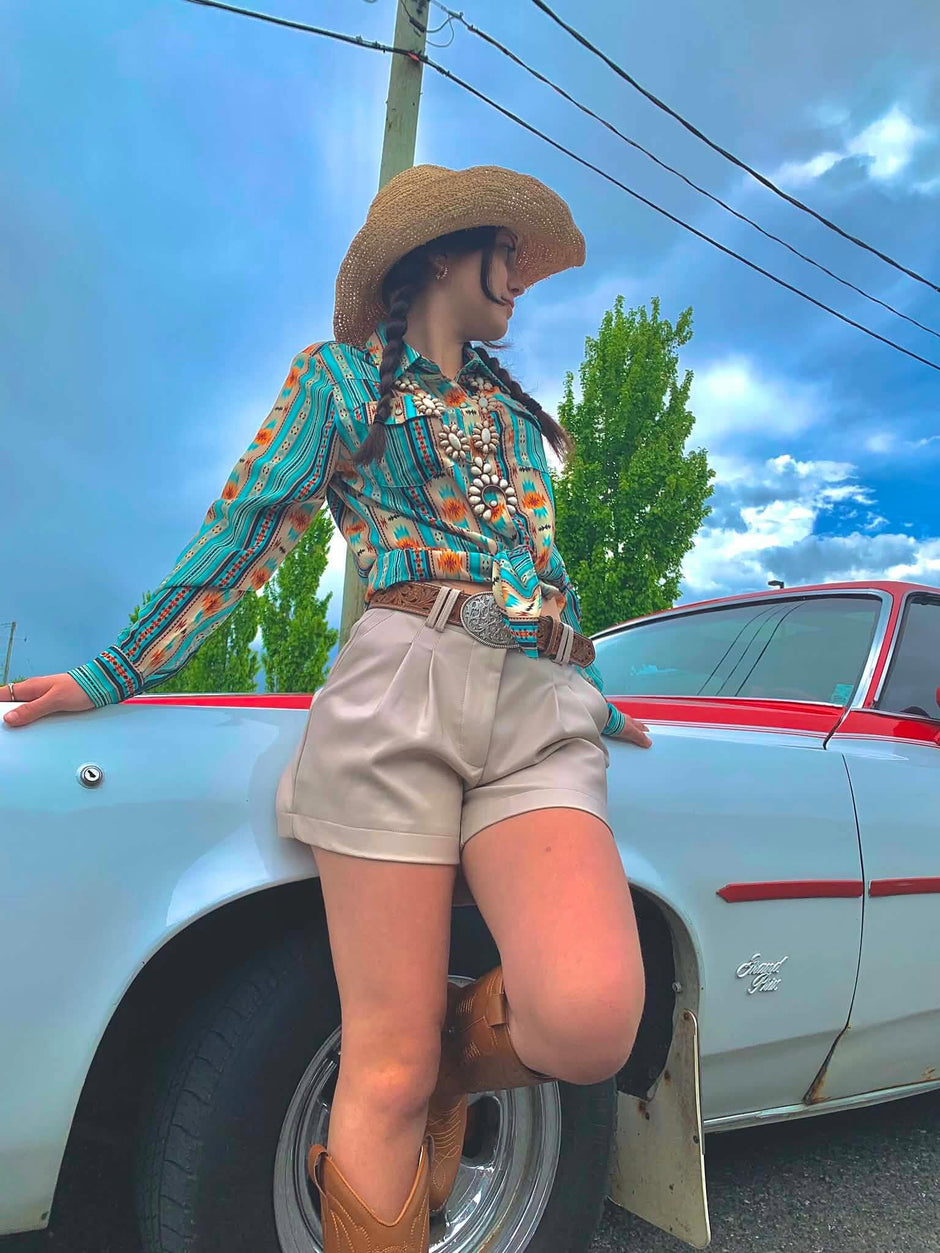 Blouse à motifs country Shack Story