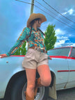 Blouse à motifs country Shack Story