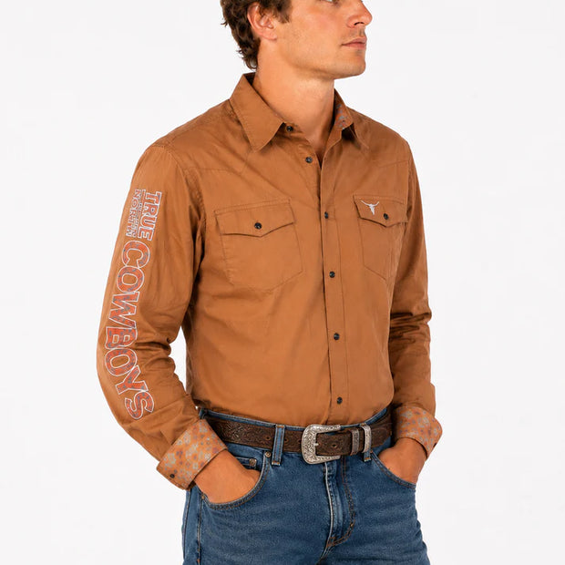 Chemise brodée à manches longues Shack Story