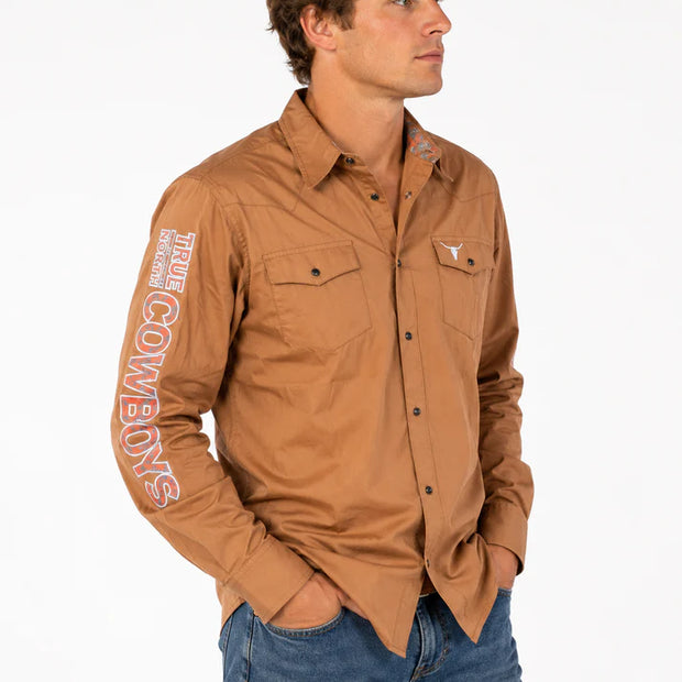 Chemise brodée à manches longues Shack Story