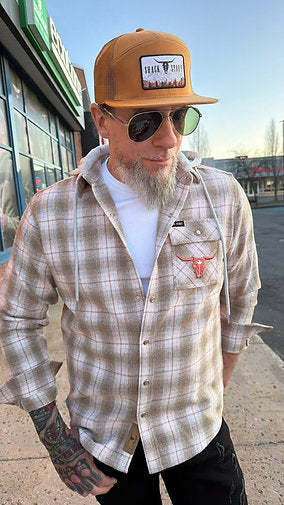 Chemise en flanelle à capuchon Shack Story