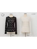 Haut en dentelle pour femme | Blanc | Molly Bracken