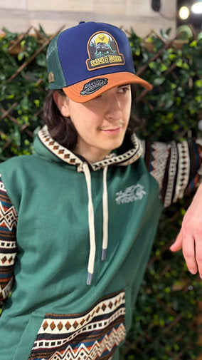Hoodie à manches abstraites Horse Vibes
