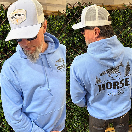 Hoodie imprimé à logo Horse Vibes