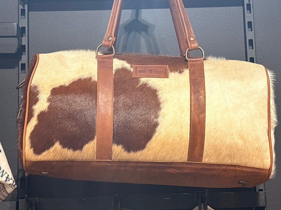 Sac de sport en cuir de vache Shack Story